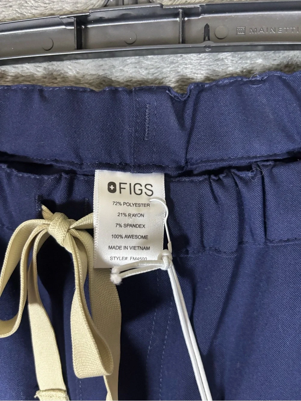 Figs Technical Collection Pisco Basic Pants Navy Scrub Size Medium (2 pair)